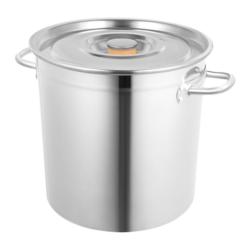 Profi-Jumbotopf–hochwertiger Kochtopf,Gastronomie Kochtopf Edelstahl Suppentopf Mit Deckel,35 Liter Edelstahl Groß Topf, Universaltopf Profi-Jumbotopf Hochwertiger Ideal Für Suppe Nudeln von JUUTALK
