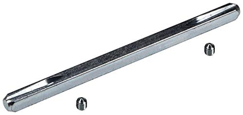JUVA Drückerstift Eisen-Vierkantstift 8mm für Drückergarnituren und Türgriffe - H10261 | Vierkant 8 x 150 mm | Drücker-Vierkant aus gehärteten Stahl | 1 Stück - Stift geschlitzt für Drückerpaar von JUVA