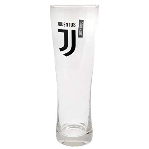 Fußball Bierglas / Weizenglas mit Juventus FC Logo (Einheitsgröße) (Durchsichtig) von JUVENTUS