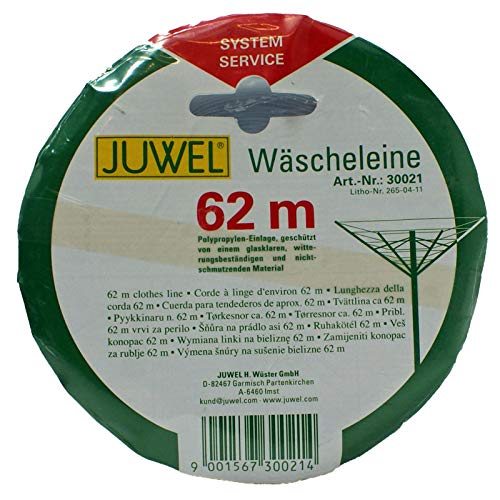 Juwel Wäschespinnen-Leine, Länge 62m von JUWEL