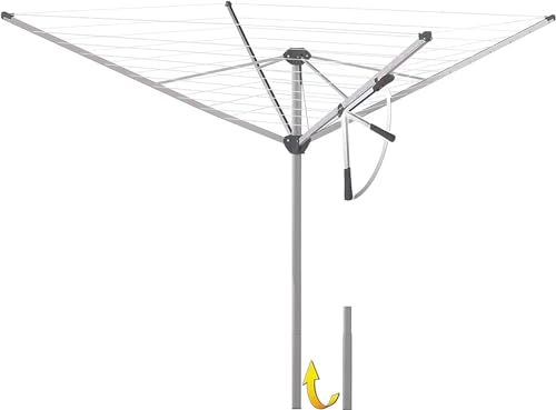 JUWEL Wäschespinne Novastar 500 Compact (für ca. 4-5 Waschmaschinenfüllungen, mit Alustandrohr 50 mm, lässt Sich leicht aufspannen, Wäschetrockner) 30801 JUWEL Wäschespinne Novastar 500 Compact (für ca. 4-5 Waschmaschinenfüllungen, mit Alustandrohr 50 mm, lässt Sich leicht aufspannen, Wäschetrockner) 30801 von JUWEL