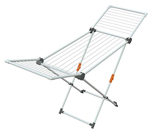 Juwel Wäschetrockner Superdry Basic mint (Standtrockner klappbar, Trockner für Bad + Balkon, Trockenlänge 11 m, Wäscheständer mit Twaron-Wäscheleinen) 40804 von JUWEL