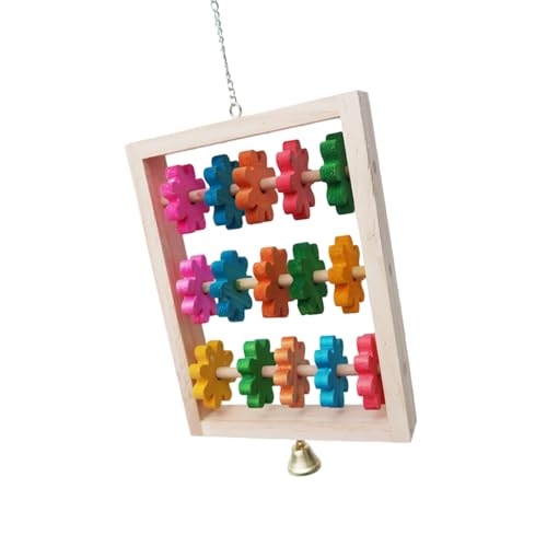 Interaktive Papageienschaukel aus Holz, zum Klettern, Kauen, Puzzle, Spielzeug, Trainingsblock, stimuliert die Neugier, Balance-Übung, Vogelkäfig, Kletterspielzeug für Haustierpapageien Interaktive Papageienschaukel aus Holz, zum Klettern, Kauen, Puzzle, Spielzeug, Trainingsblock, stimuliert die Neugier, Balance-Übung, Vogelkäfig, Kletterspielzeug für Haustierpapageien von JUYAXIN