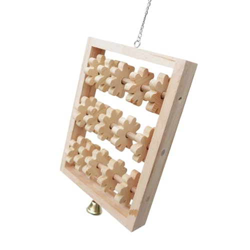 Interaktive Papageienschaukel aus Holz, zum Klettern, Kauen, Puzzle, Spielzeug, Trainingsblock, stimuliert die Neugier, Balance-Übung, Vogelkäfig, Kletterspielzeug für Haustierpapageien Interaktive Papageienschaukel aus Holz, zum Klettern, Kauen, Puzzle, Spielzeug, Trainingsblock, stimuliert die Neugier, Balance-Übung, Vogelkäfig, Kletterspielzeug für Haustierpapageien von JUYAXIN