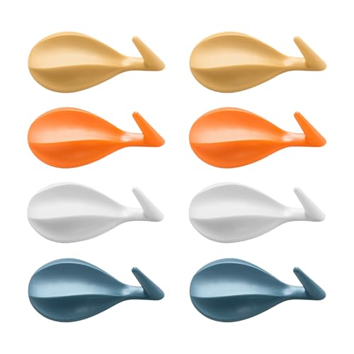 JUYAXIN 8 x Wand-Organisationswerkzeug, Heißluftballon-Form, Wandhaken, dekorative Schlüssel, Hüte, Taschen, Kleiderbügel, platzsparend, multifunktional, Kleiderbügel von JUYAXIN