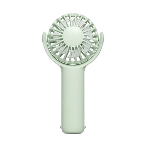 JUYAXIN Kleiner Reise-Desktop-Ventilator, 1200 mAh, Luftkühlung, Handventilator, ABS-Textur, für Büro, Bibliothek und Klassenzimmer, tragbarer Handventilator von JUYAXIN