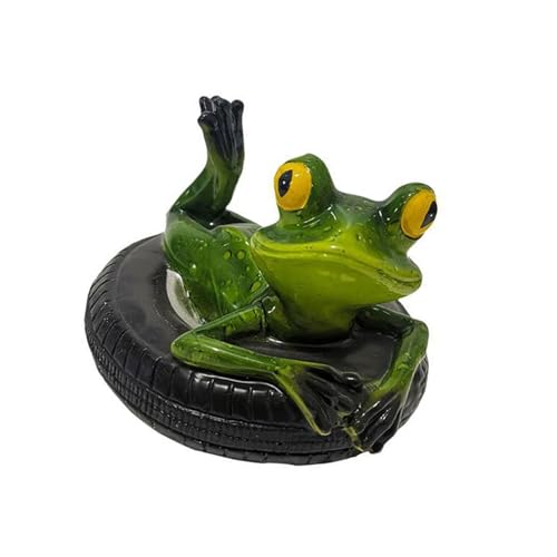 JUYAXIN Schwimmende Frösche aus Kunstharz, Miniatur-Skulptur für den Außenbereich, Teich, Terrasse oder Schreibtisch, dekorative Kunst, schwimmende Frösche, Teich-Dekorationen JUYAXIN Schwimmende Frösche aus Kunstharz, Miniatur-Skulptur für den Außenbereich, Teich, Terrasse oder Schreibtisch, dekorative Kunst, schwimmende Frösche, Teich-Dekorationen von JUYAXIN