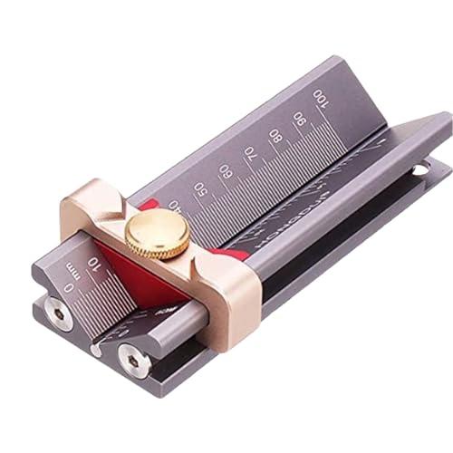 Multifunktionales Messlehre Bohrer Winkel Tiefenmesslehre Oberfräse Höhenvermessung Holzbearbeitungswerkzeug Bohrtiefenmesser von JUYAXIN