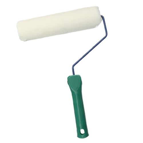 Professioneller 22,9 cm 12/7 mm flauschiger Mikrofaser-Farbroller für glatte Eierschalenoberflächen, Farbauftrag, Maler von JUYAXIN