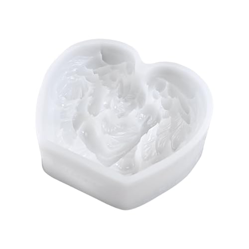 Silikonformen mit Flügelherz, Schmetterling, Silikon, Epoxidharz für Seife, Fondant, Schokolade, handgefertigte Schokoladenformen von JUYAXIN