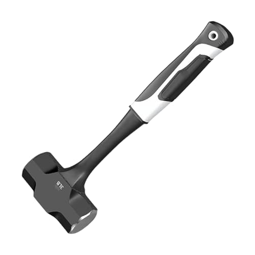 Stoßfester Abbruch-Vorschlaghammer mit rutschfestem Griff, hohe Schlagfestigkeit, Stahlkonstruktion, Handwerkzeug zum Wandbrechen, achteckiger Kopf Hammer mit verstärktem Griff von JUYAXIN