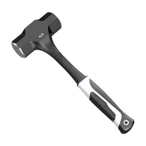 Stoßfester Abbruch-Vorschlaghammer mit rutschfestem Griff, hohe Schlagfestigkeit, Stahlkonstruktion, Handwerkzeug zum Wandbrechen, achteckiger Kopf Hammer mit verstärktem Griff von JUYAXIN