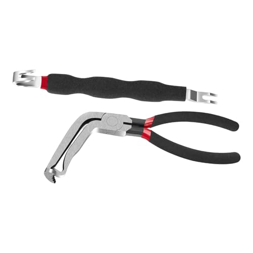 Werkzeug zum Entfernen von Klemmen, ergonomischer Griff, elektrische Trennzange für professionelle Elektriker und Heimwerker, doppelseitige Verbindungszange von JUYAXIN