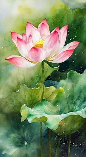 JUYIYUANFUZH Stickset Erwachsene Kreuzstich Stickpackungen Bilder 11CT Rosa Lotus 1 Kreuzstich Set FüR AnfäNger Basteln Erwachsene40×50Cm JUYIYUANFUZH Stickset Erwachsene Kreuzstich Stickpackungen Bilder 11CT Rosa Lotus 1 Kreuzstich Set FüR AnfäNger Basteln Erwachsene40×50Cm von JUYIYUANFUZH