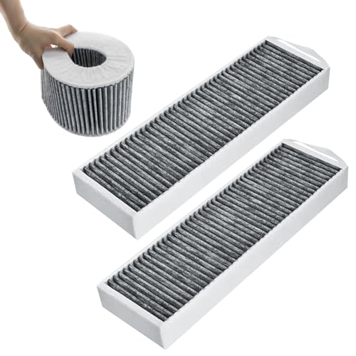 JUYLTOOL 2 Stück Aktivkohlefilter für Bora Pure PUAKF, für Ihr Umluftkochfeld PURU oder PUXU, PUAKF Filter für Ihr Bora Pure/X Pure/S Pure Dunstabzug Ersatzfilter Zubehör von JUYLTOOL