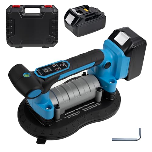 JUYLTOOL 2IN1 Akku Fliesenrüttler & 25CM Akku Saugheber für Makita Akku 18V | mit 9 Stufen, 220 KG Saugkraft,Fliesen Vibrationsgerät Fliesenvibrator für 3M Fliesen Wandfliesen (mit 1x BL1840B Akku) JUYLTOOL 2IN1 Akku Fliesenrüttler & 25CM Akku Saugheber für Makita Akku 18V | mit 9 Stufen, 220 KG Saugkraft,Fliesen Vibrationsgerät Fliesenvibrator für 3M Fliesen Wandfliesen (mit 1x BL1840B Akku) von JUYLTOOL