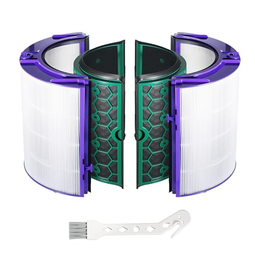 JUYLTOOL 360° Glas-Luftreinigerfilter aus Hepa und Carbon für Dyson Pure Cool TP04 HP04 DP04 TP05 DP05 Lüfter, 360 True H13 HEPA + Aktivkohlefilter für Dyson Luftreinigerfilter von JUYLTOOL