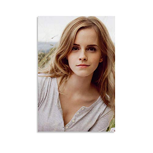 JUYT Emma Watson Schauspielerin Leinwand-Kunst-Poster und Wandkunstdruck, modernes Familienschlafzimmerdekor, 30 x 45 cm von JUYT