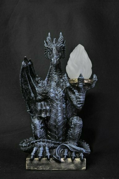 Design Gothik Stehleuchte Lampe Dekorative Stand Leuchte Leuchten Drachen Sofort von JV MOBEL