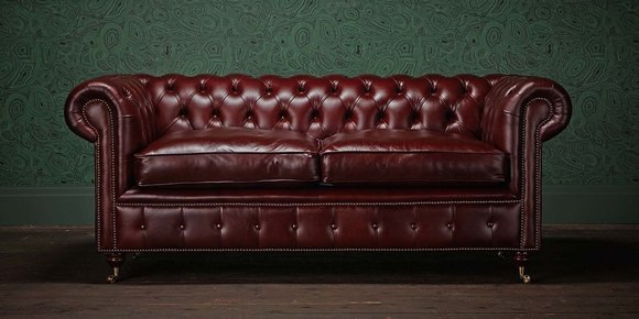 Chesterfield Design Luxus Polster Sofa Couch Sitz Garnitur Leder Textil Chesterfield Design Luxus Polster Sofa Couch Sitz Garnitur Leder Textil von JV Model