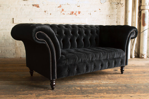 Chesterfield Design Luxus Polster Sofa Couch Sitz Garnitur Leder Textil Chesterfield Design Luxus Polster Sofa Couch Sitz Garnitur Leder Textil von JV Model