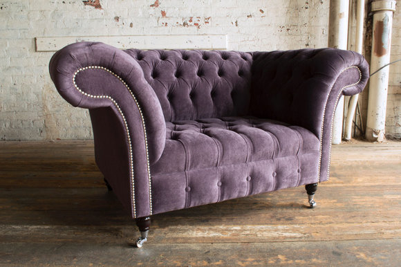 Chesterfield Design Polster Fernseh Sessel Couch Sitz Lehn Sofas Design von JV Model