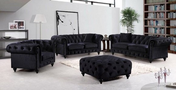 Sofagarnitur Garnitur Couch Polster Sofa Design Couchen Sofas Set von JV Model