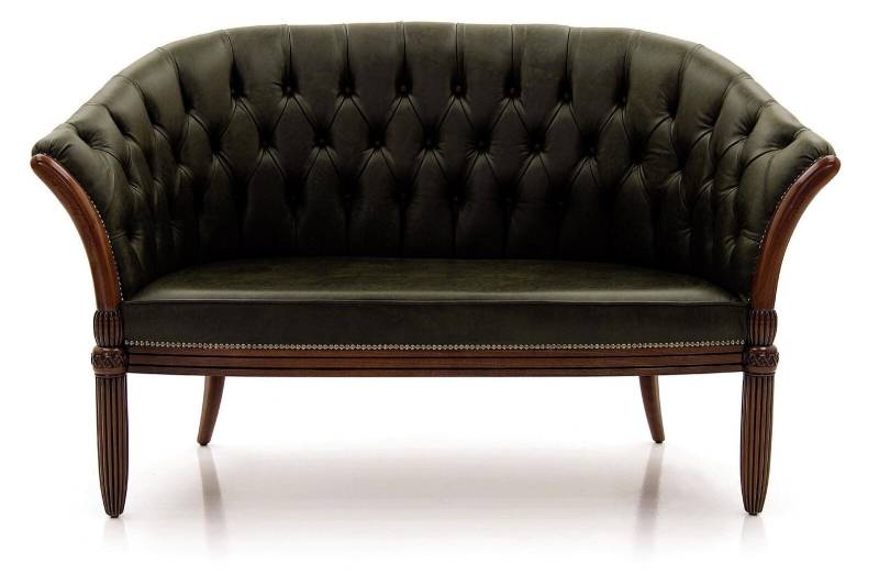 2 Sitz Polster Leder Couchen Big Sofas Textil Neu Zweisitzer Designer Sofa Couch von JV Möbel