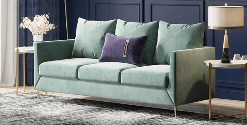 3 Sitzer Stoff Sofa Wohnlandschaft Relax Sitz Design Couch Lounge Sofas Samt von JV Möbel