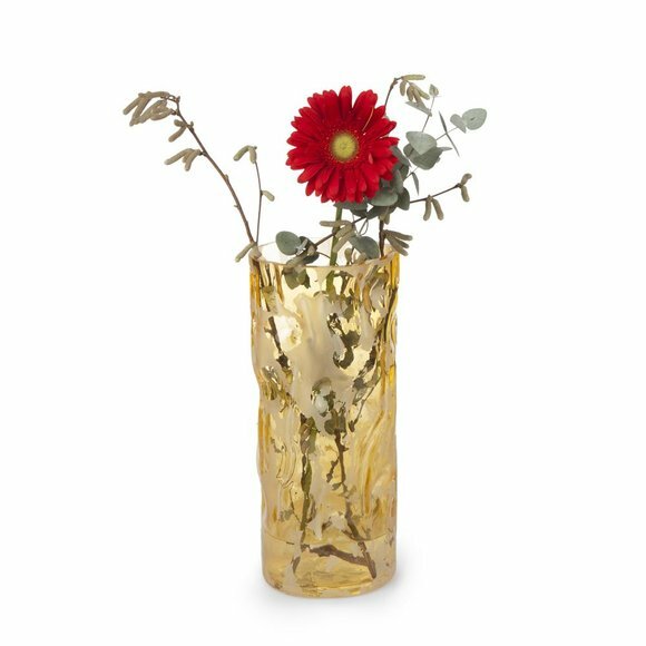 Abstrakte Design Vase Echt Kristall Bohemia Handarbeit Vasen Blumentöpfe von JV Möbel