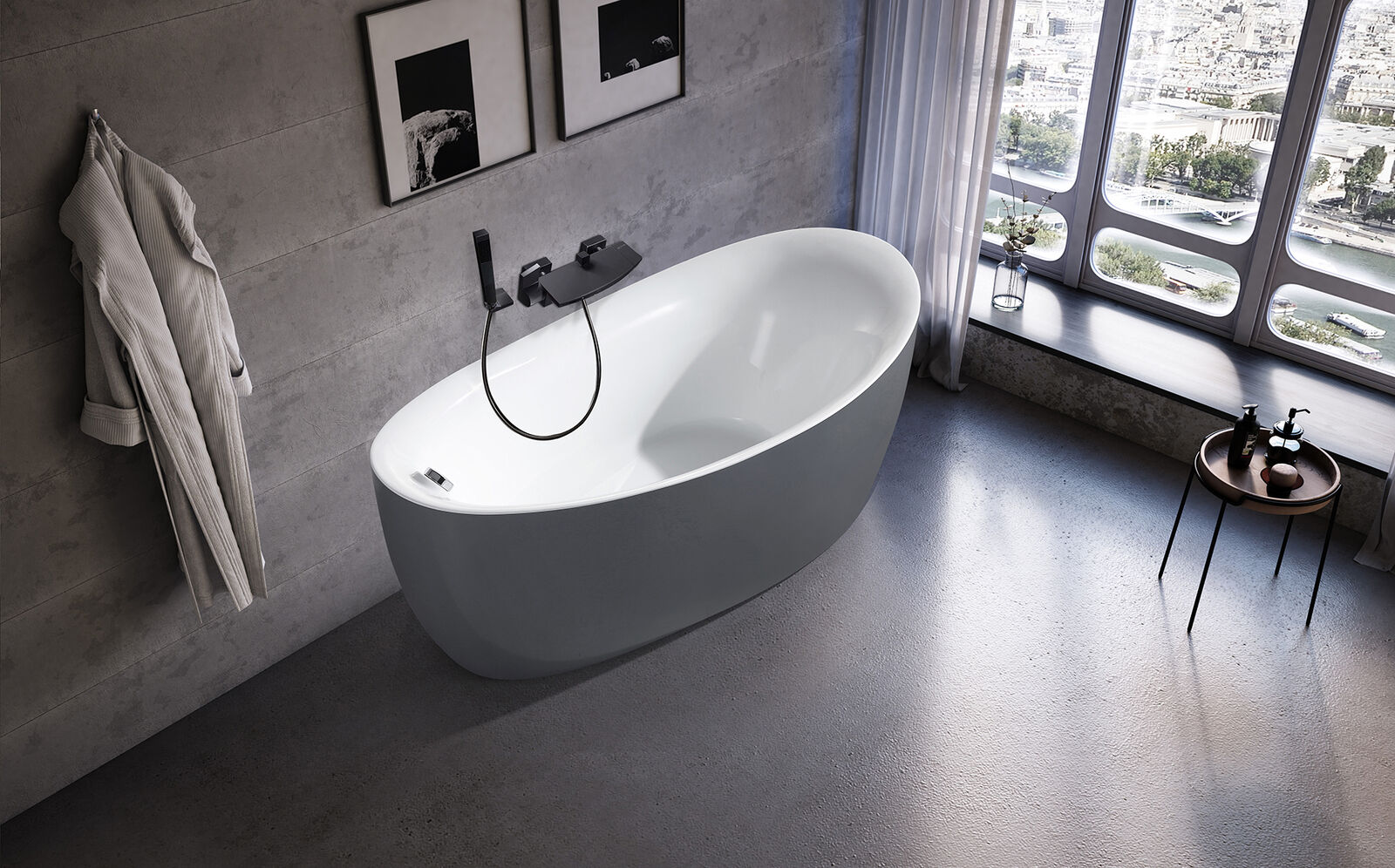 Acryl Badewanne Wanne Standbadewanne Freistehende Modern Acryl Badewanne Wanne Standbadewanne Freistehende Modern von JV Möbel