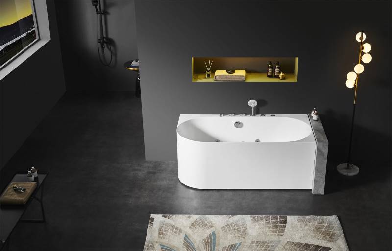 Acryl Whirlwanne Indoor Whirlpool Badewanne Home Spa von JV Möbel