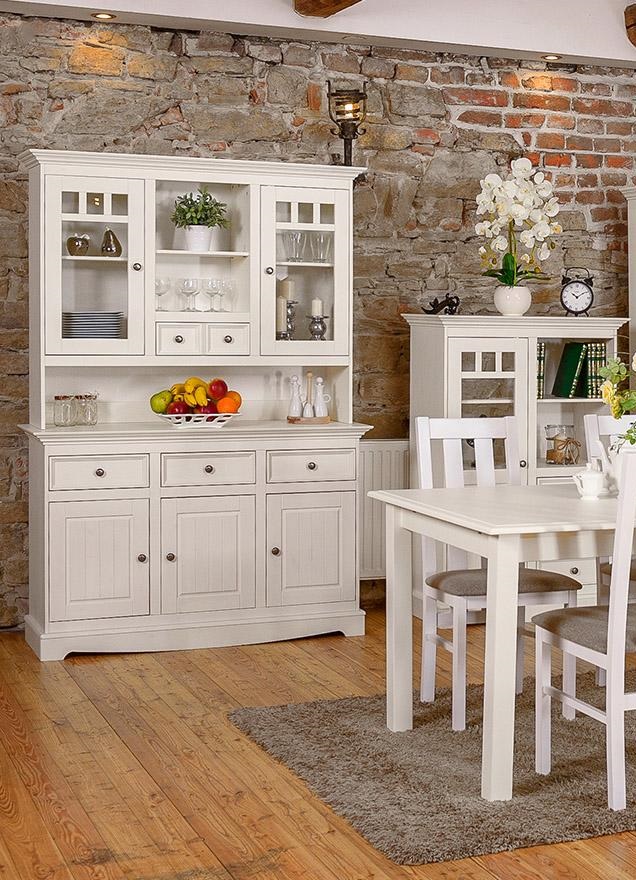 Anrichte Landhaus Stil Kommoden Sideboard Möbel Bauern Schrank Kommode Echtholz von JV Möbel