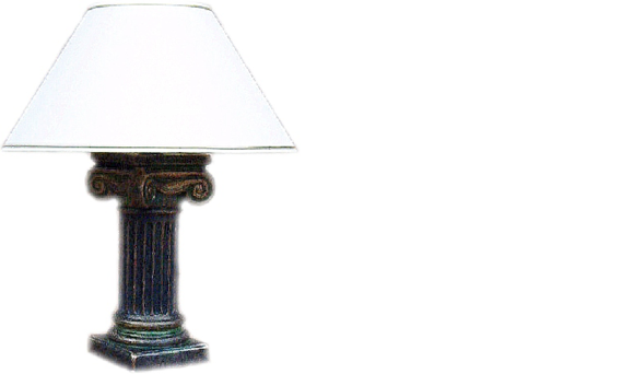 Antik Stil Büste Leuchte Tischlampe Tischleuchte Lampe Lampen Leuchten von JV Möbel