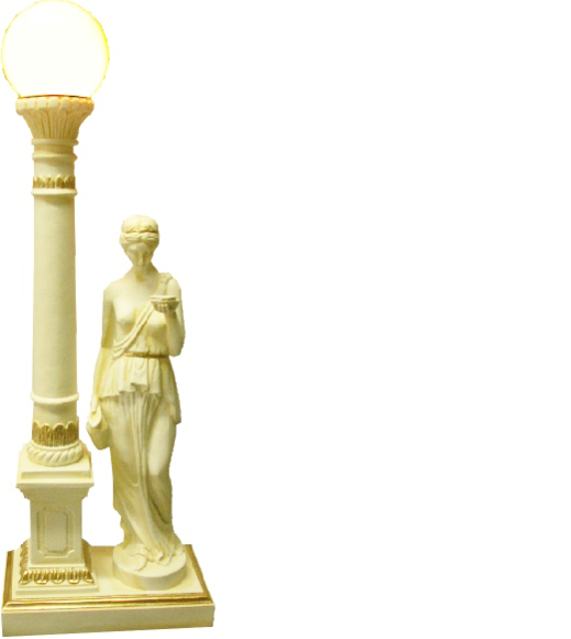 Antik Stil Figur Leuchte Tischlampe Tischleuchte Lampe Lampen Leuchten von JV Möbel