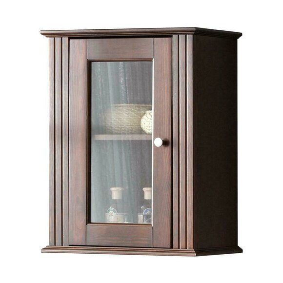 Apotheken Badezimmer Badmöbel Regal Schrank Braun Schränke Holz von JV Möbel
