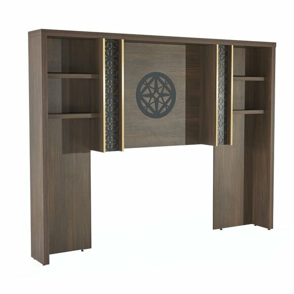 Arbeitszimmer Schrank Regale Bücherregal Modern Design Braun Einfarbig von JV Moebel