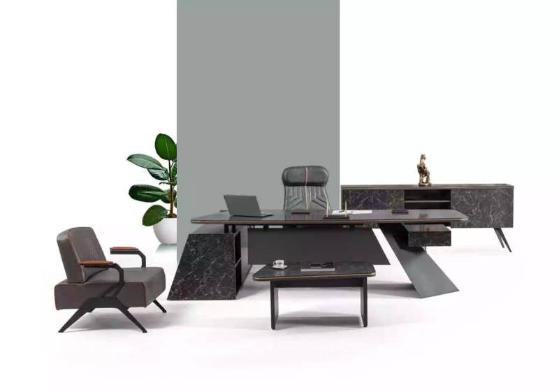 Arbeitszimmermöbel Büromöbelkollektion Arbeitsplatzset Schreibtisch Neu von JV Möbel