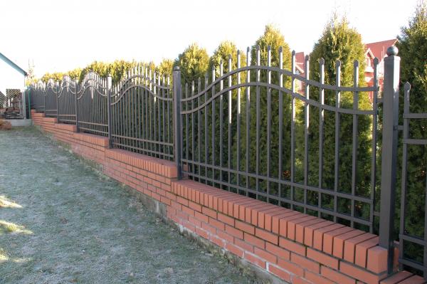 Aussen Garten Grundstück Maßanfertigung Zaun Klassisch Geländer Zaun Modell 248 von JV Möbel