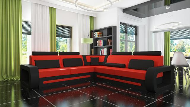BIG LEDERCOUCH MIT BETTFUNKTION WOHNLANDSCHAFT SOFA LEDERSOFA ECKSOFA SCHLAFSOFA BIG LEDERCOUCH MIT BETTFUNKTION WOHNLANDSCHAFT SOFA LEDERSOFA ECKSOFA SCHLAFSOFA von JV Möbel