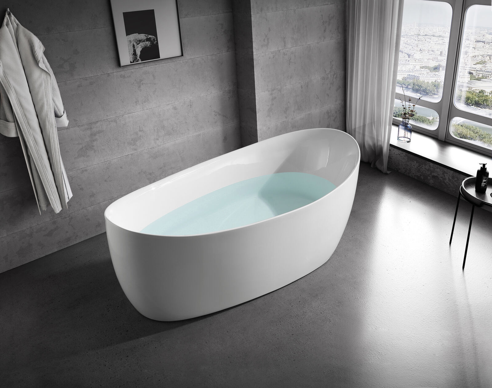 Badezimmer Acryl Badewanne Wanne Standbadewanne Freistehende Modern Badezimmer Acryl Badewanne Wanne Standbadewanne Freistehende Modern von JV Möbel