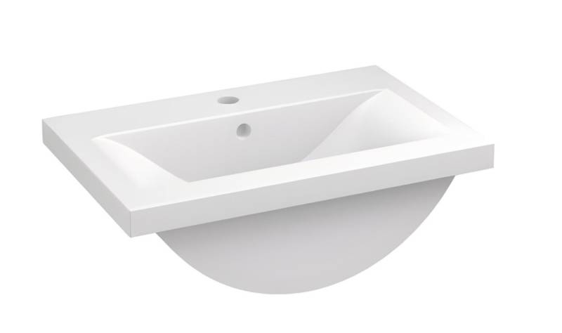 Badezimmerbecken Waschbecken Waschtisch Handwaschbecken Keramikbecken von JV Möbel