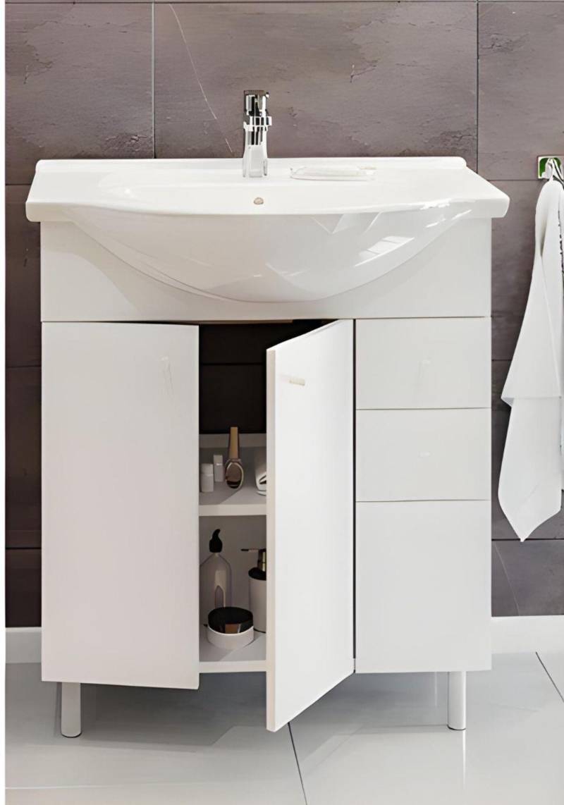 Badezimmerschrank Waschbeckenschrank Unterschrank Badunterschrank von JV Möbel