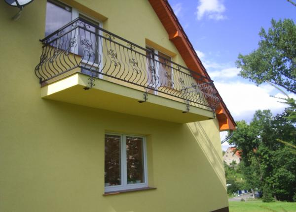 Balkon Geländer Zaun Handarbeit Maßanfertigung Schmiedeeisen Treppen Balkone 154 von JV Möbel