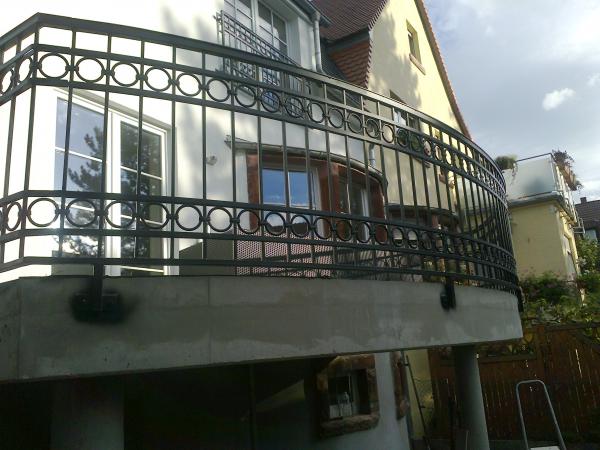 Balkon Geländer Zaun Handarbeit Maßanfertigung Schmiedeeisen Treppen Balkone 156 von JV Möbel