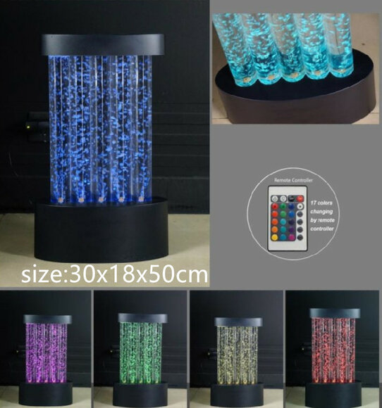 Bar Led Wasser Wand Regal Säule Wassersäulen Theke Designer Beleuchtet von JV Möbel