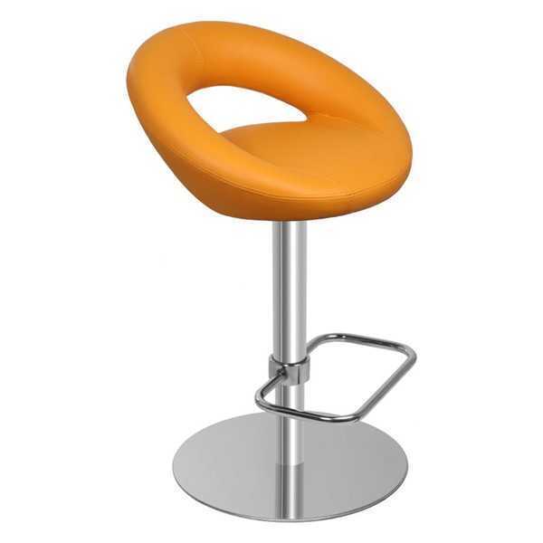 Barhocker Barstuhl Orange Textil Design Barstühle Bar Hocker Stühle Neu von JV Möbel