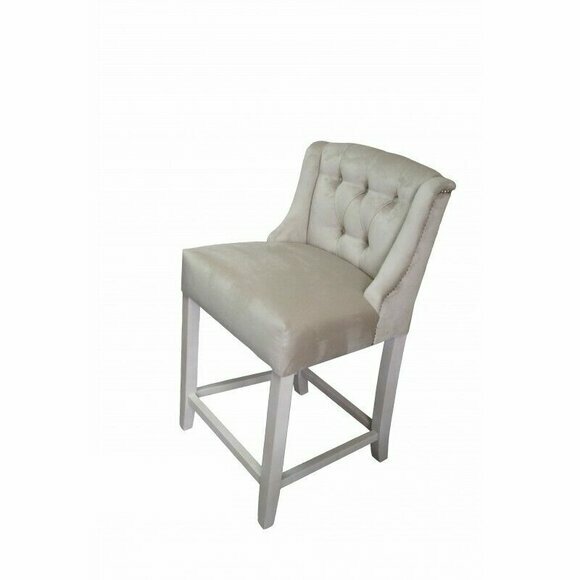 Barhocker Barstuhl Samt Stoff Design Barstühle Bar Hocker 2er Set Tresen Barhocker Barstuhl Samt Stoff Design Barstühle Bar Hocker 2er Set Tresen von JV Möbel