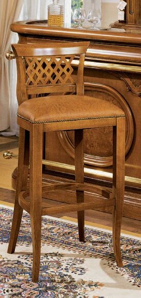 Barhocker Design Stühle Tresenhocker Barhocker Italien Leder luxuriös Stuhl Bar Barhocker Design Stühle Tresenhocker Barhocker Italien Leder luxuriös Stuhl Bar von JV Möbel