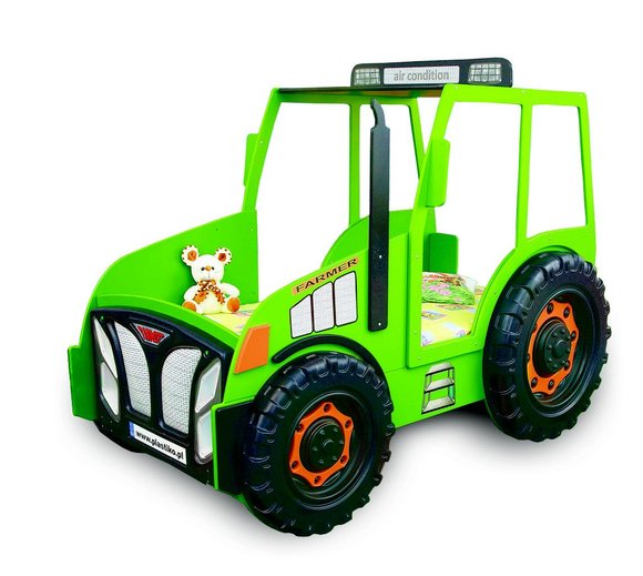 Bauer Farmer Truck Kinder Kinderbett Jugendbett Bett Traktor Grün Neu Betten von JV Möbel